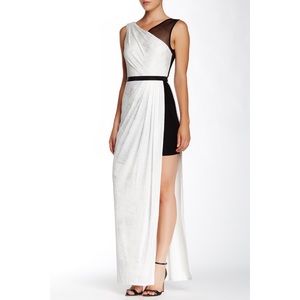 Slinky Mesh Back Gown - ABS by Allen Schwartz